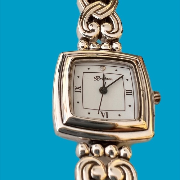 Brighton Santa Rosa Ladies Wristwatch Silver Plate Bracelet Watch - New battery main image 6